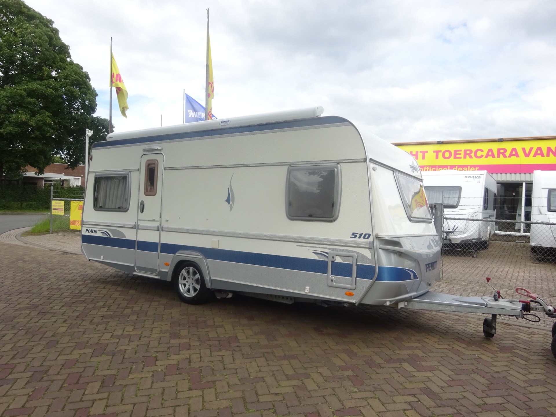 Fendt Platin 510 Met Vaste Luifel en Mover