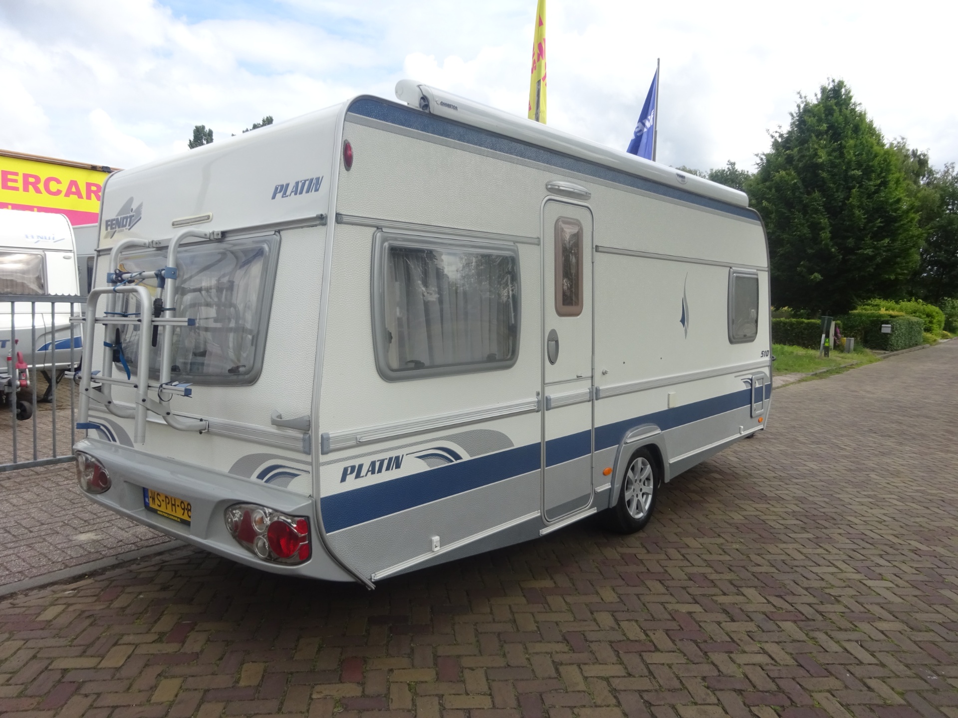 Fendt Platin 510 Met Vaste Luifel en Mover