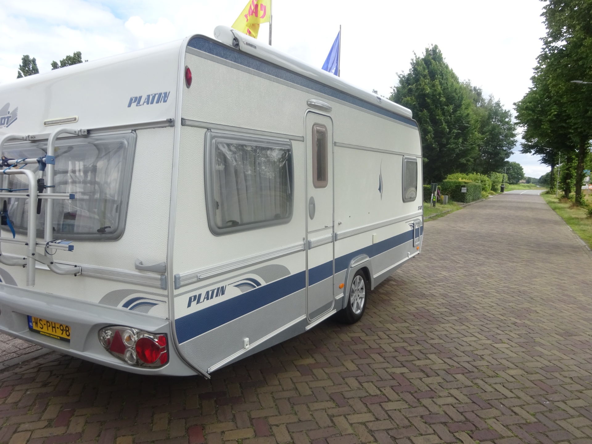 Fendt Platin 510 Met Vaste Luifel en Mover
