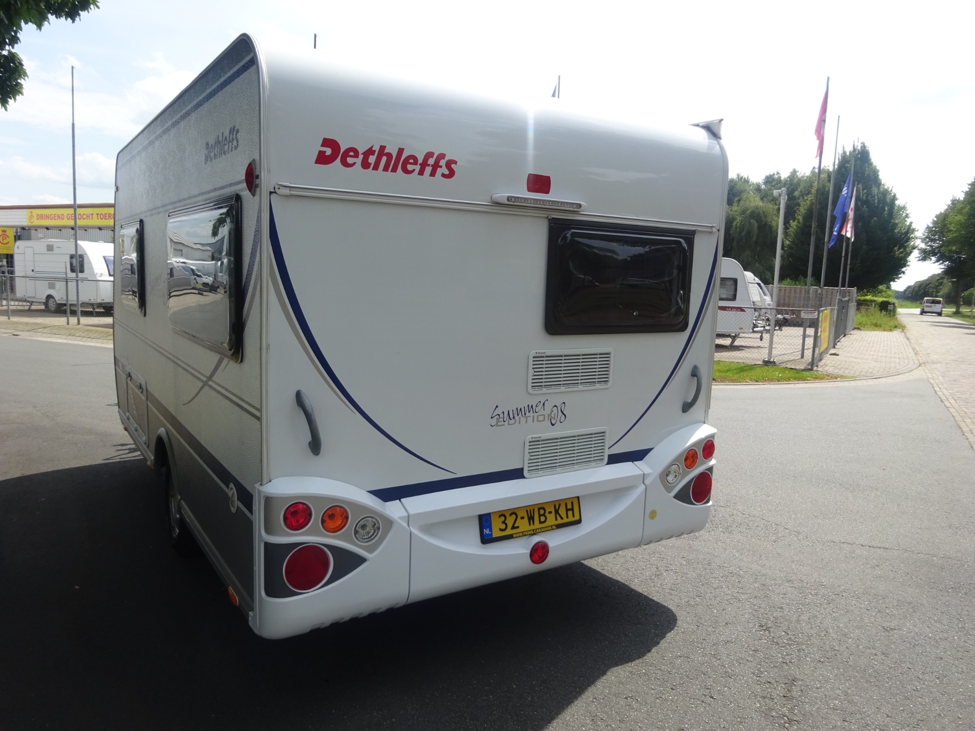 Dethleffs Summer-Edition 390 Frans Bed+Zitje+Mover