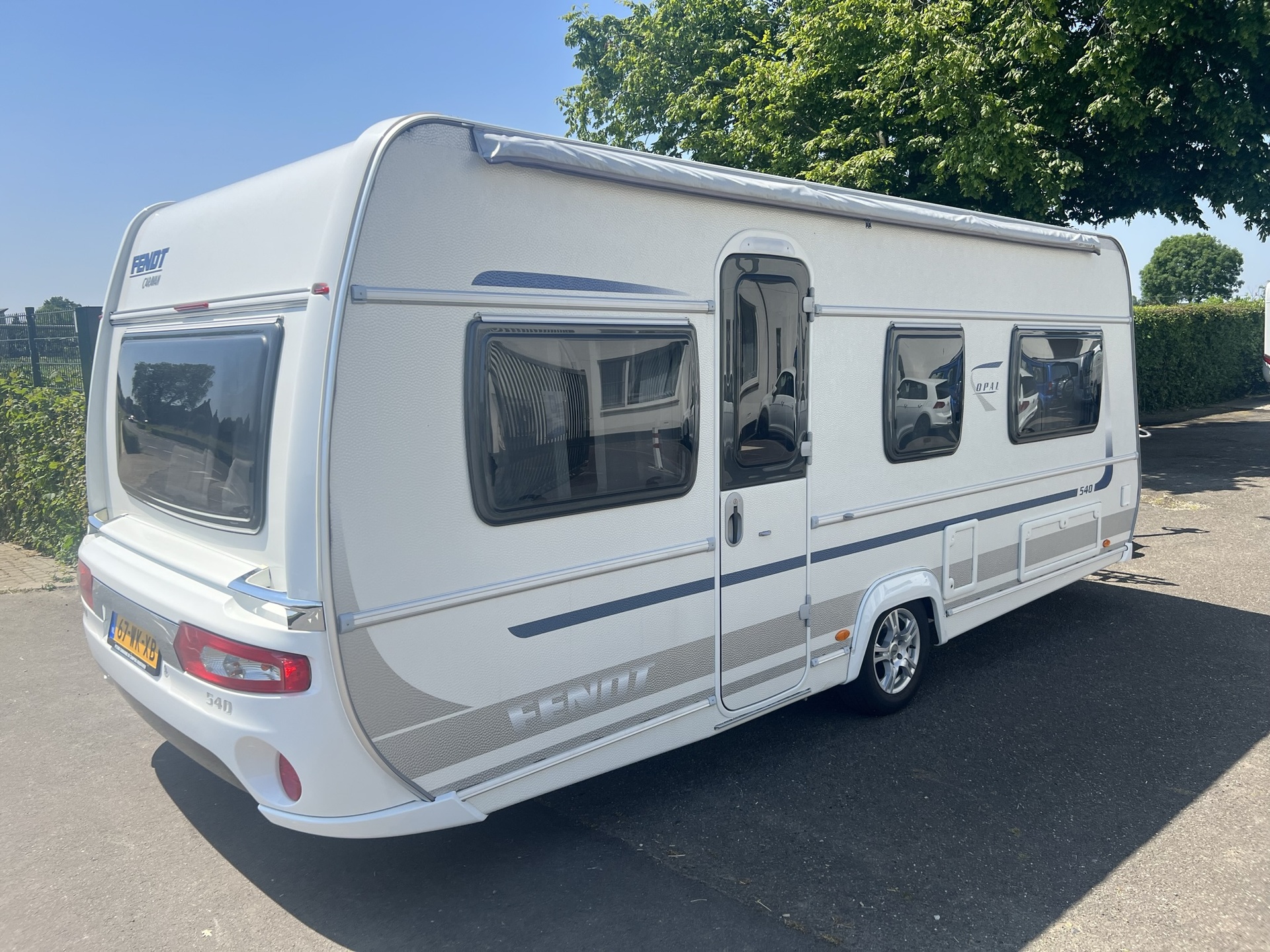 Fendt Opal 540 TG - enkele bedden - mover- luifel - fietsdrager