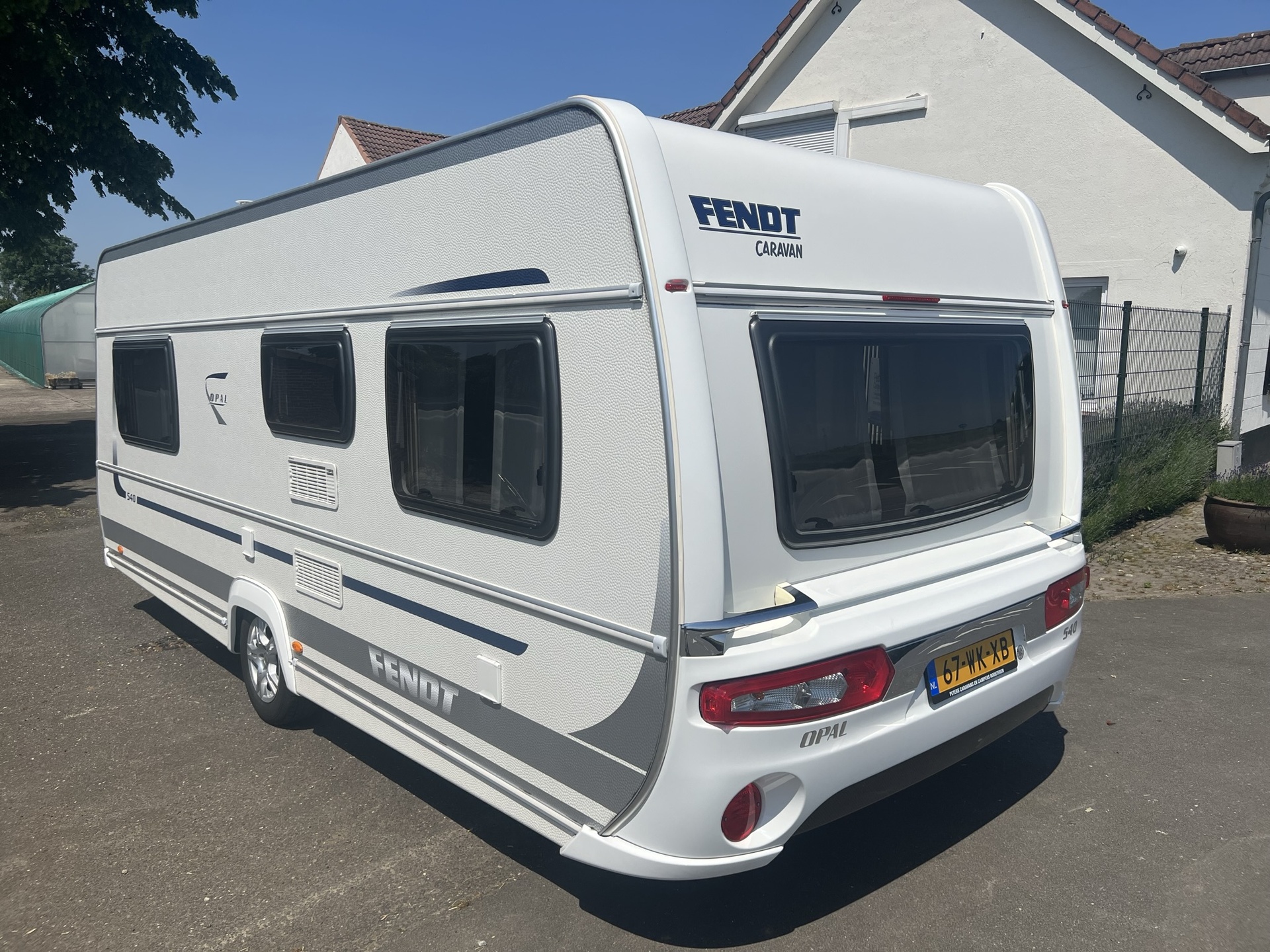 Fendt Opal 540 TG - enkele bedden - mover- luifel - fietsdrager