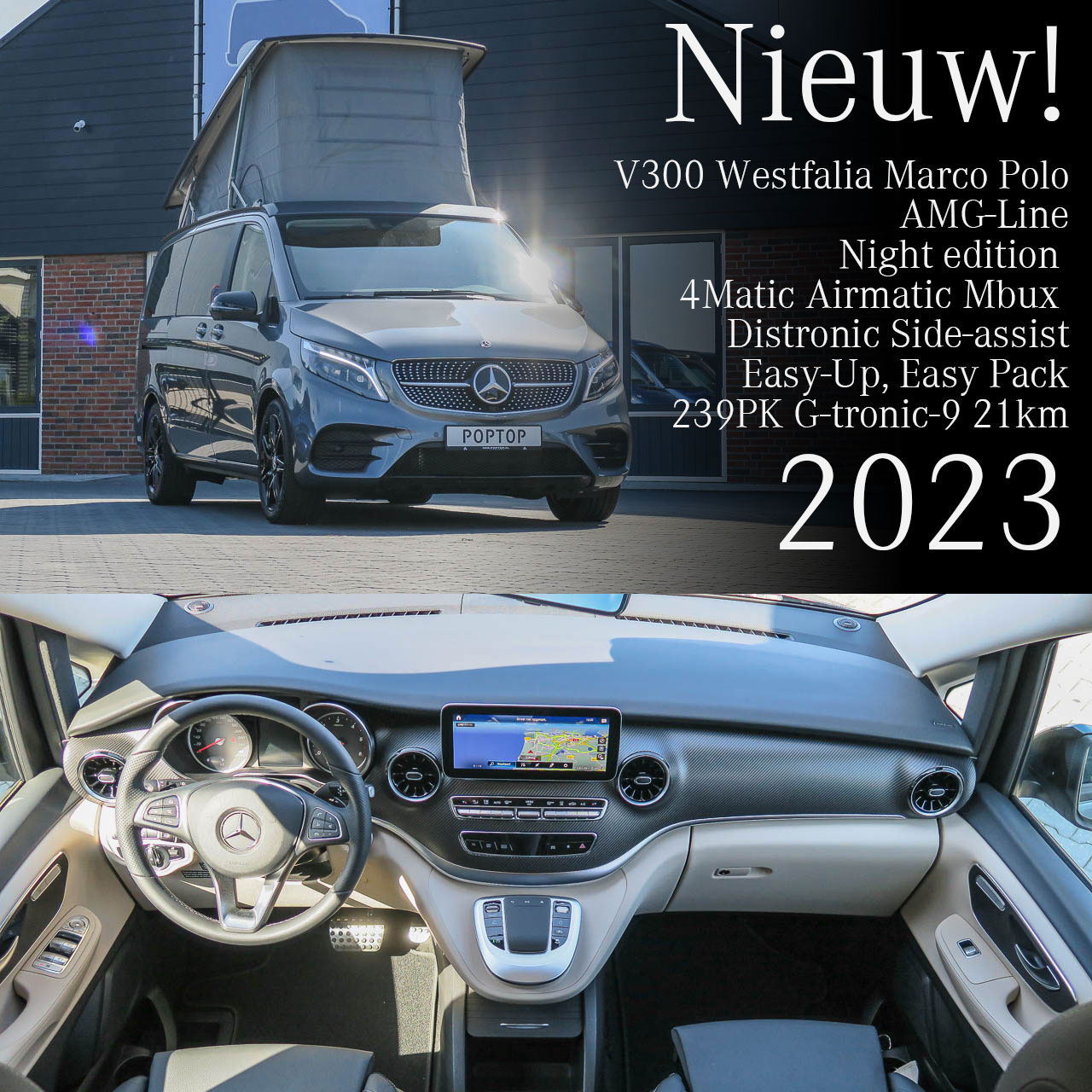 Westfalia Mercedes V300 Westfalia Marco Polo 4-Matic (Verkocht)