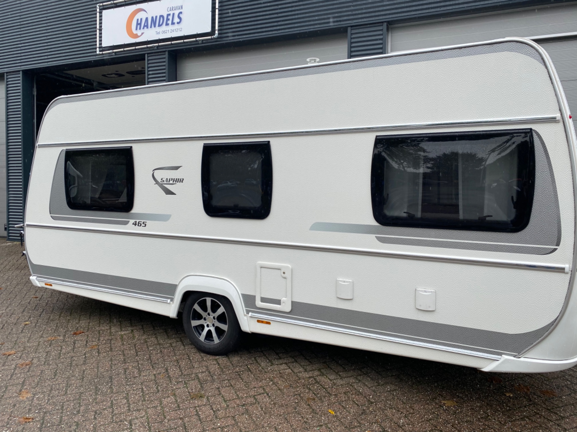 Fendt Saphir 465 TG 2017 mover en Luifel Nieuwstaat