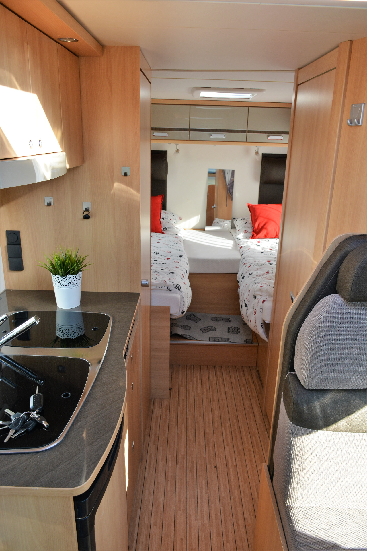 Dethleffs Trend Edition enkele bedden 2013 46000 km