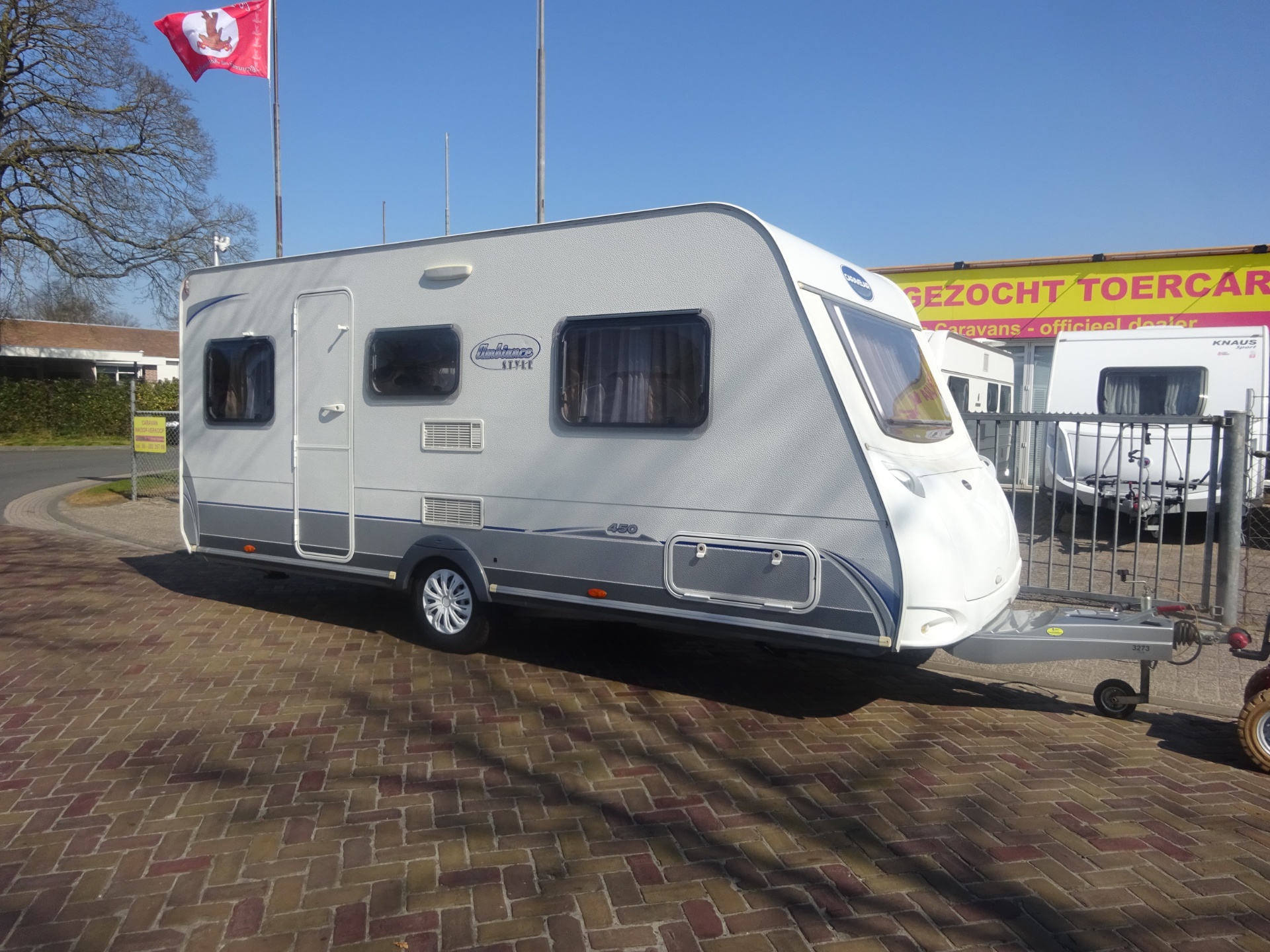 Caravelair Ambiance 450 Enkele Bedden+Mover+ZakLuifel